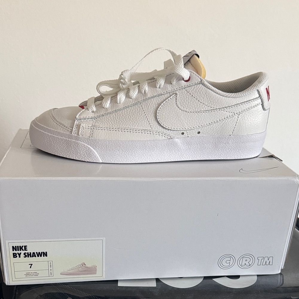 Nike White Low-Top Sneakers